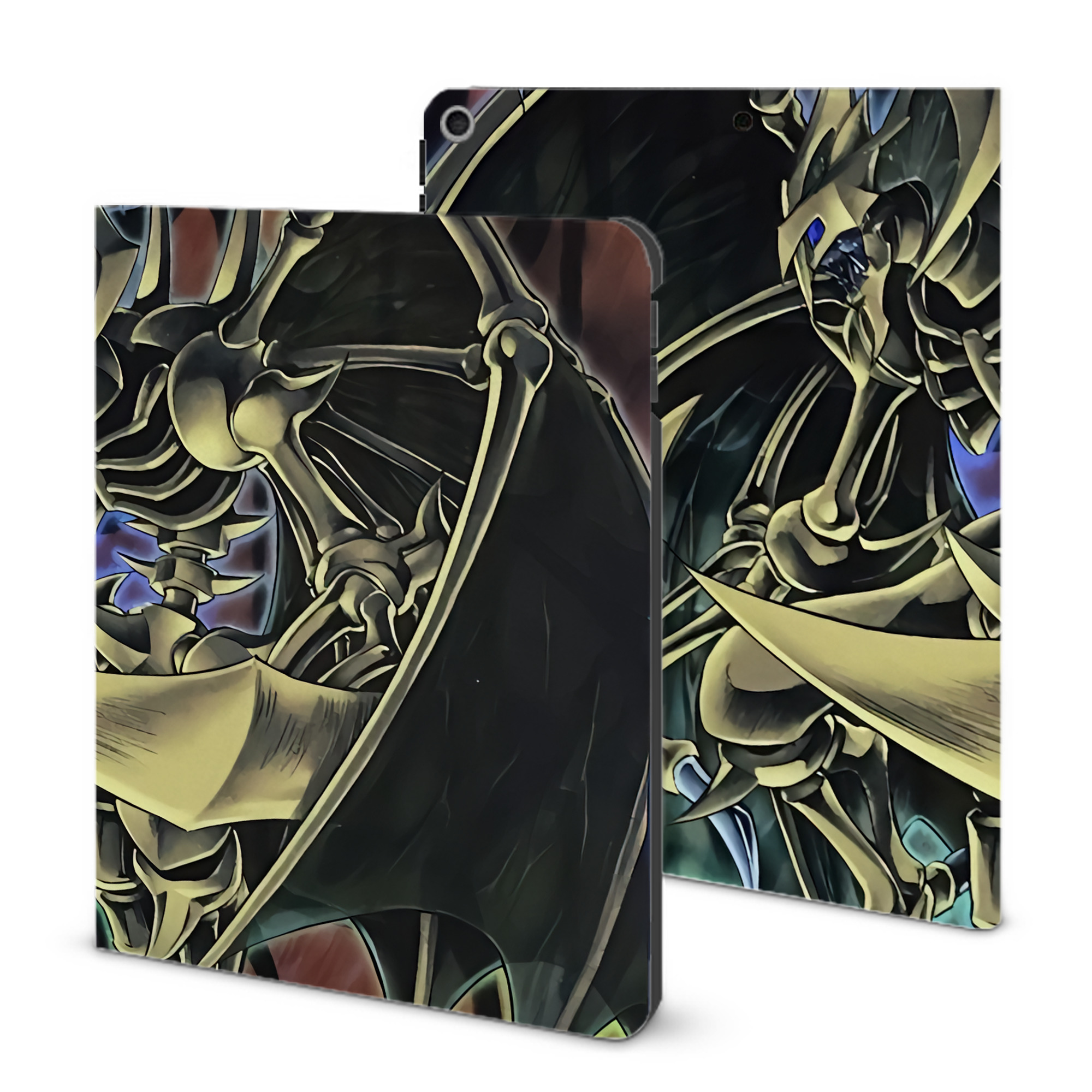 （画像用） 遊☆戯☆王 Yu-Gi-Oh! IPad ケース ブック型 PUレザー TPU 耐衝撃 軽量 薄型 ペン収納なし 全面保護 IPad 各モデル対応
